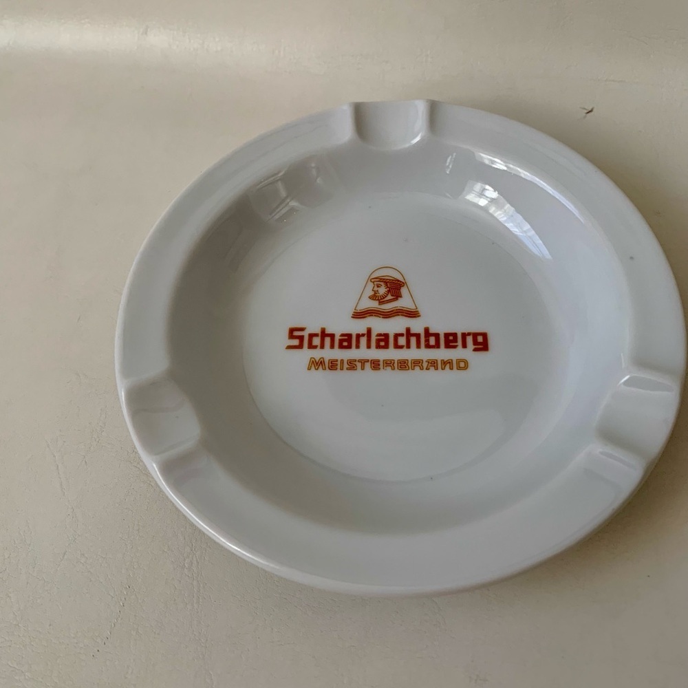 Vintage Scharlachberg Meisterbrand Brenda Ceramic Ashtray Germany